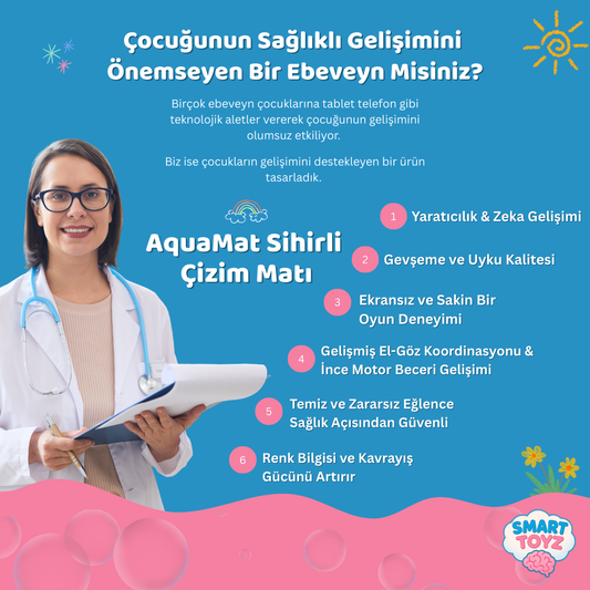 AquaMat Akıllı Çizim Matı Seti 80x60CM