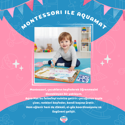 AquaMat Akıllı Çizim Matı Seti 80x60CM